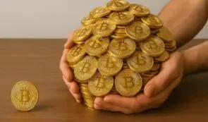 由于上市公司目前持有比特币总供应量的 12.3%，请查看可能成为下一个 1000 倍加密货币的预售