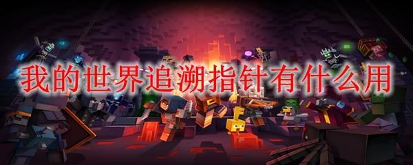 我的世界追溯指针有什么用2025