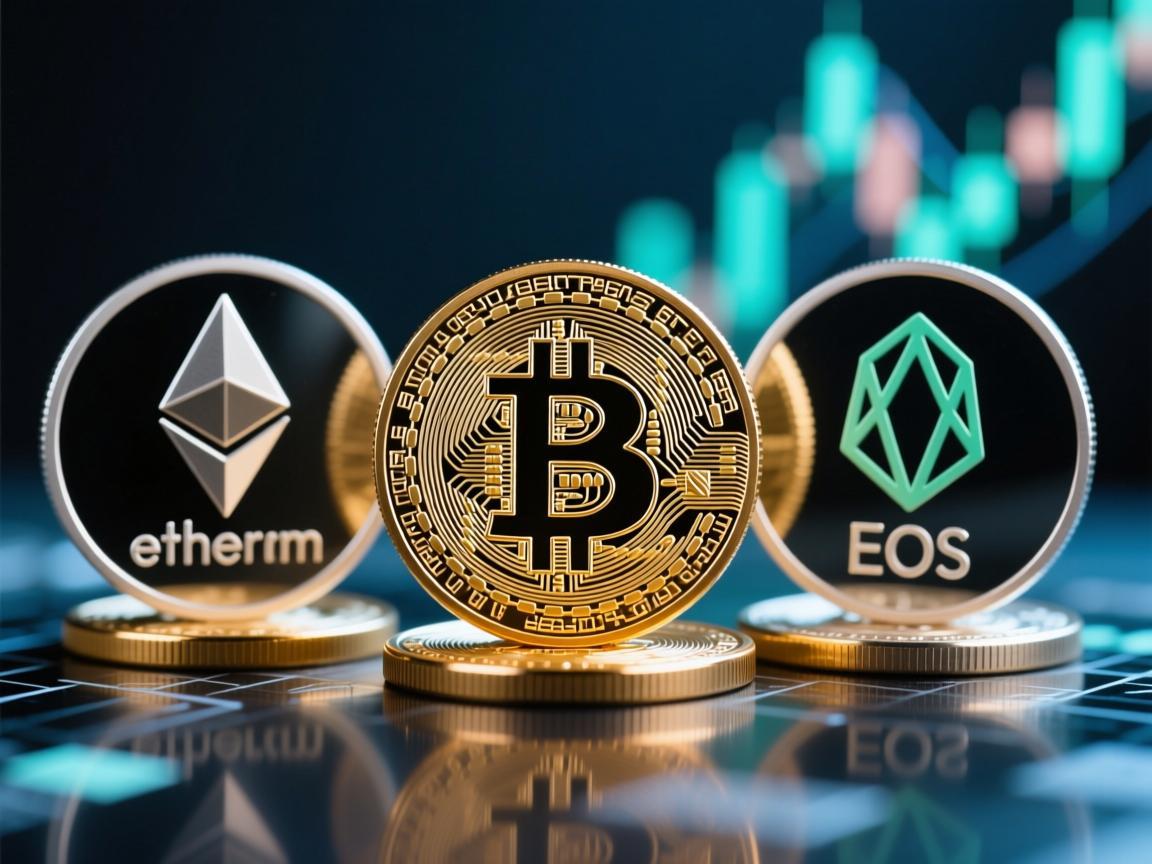 比特币、以太币与EOS，加密货币世界的三座里程碑