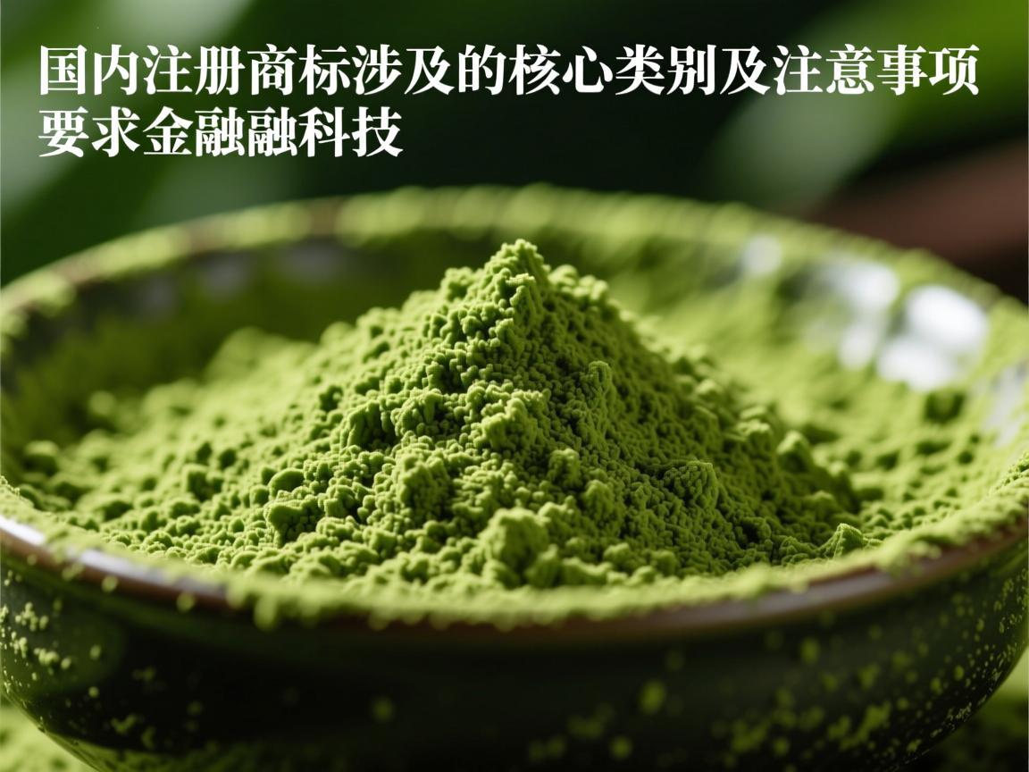 抹茶国内注册商标涉及的核心类别及注意事项