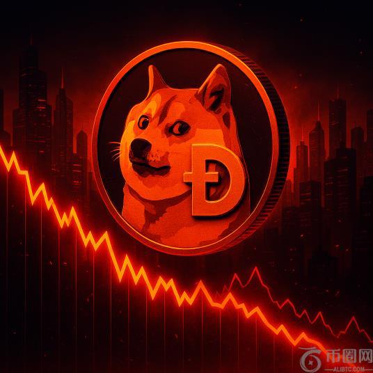 狗狗币（DOGE）下跌 10% 至 0.17 美元，尽管纳斯达克合并炒作不断，但巨鲸仍抛售 7400 万美元