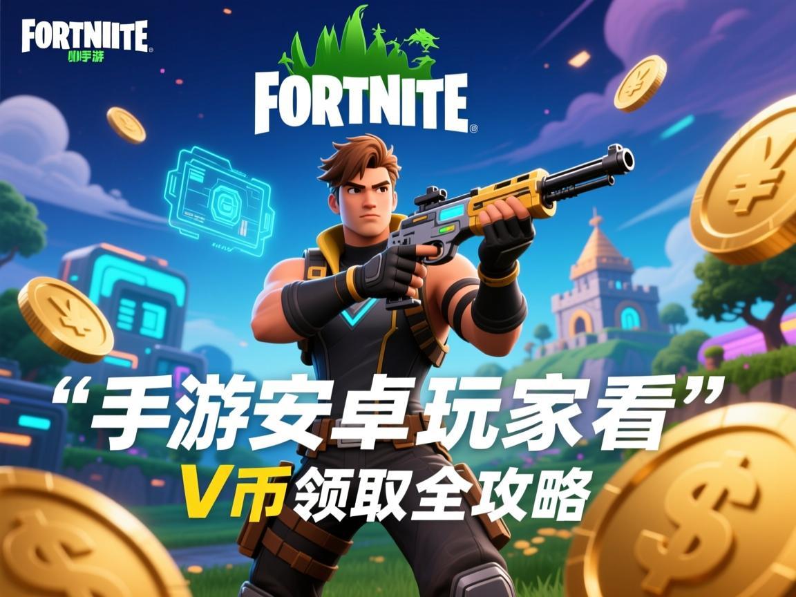 堡垒之夜手游安卓玩家必看，V币领取全攻略