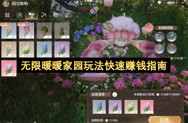 无限暖暖家园玩法快速赚钱指南