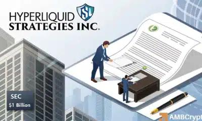 Hyperliquid Strategies 申请 10 亿美元公开募股，以增强 HYPE 资金