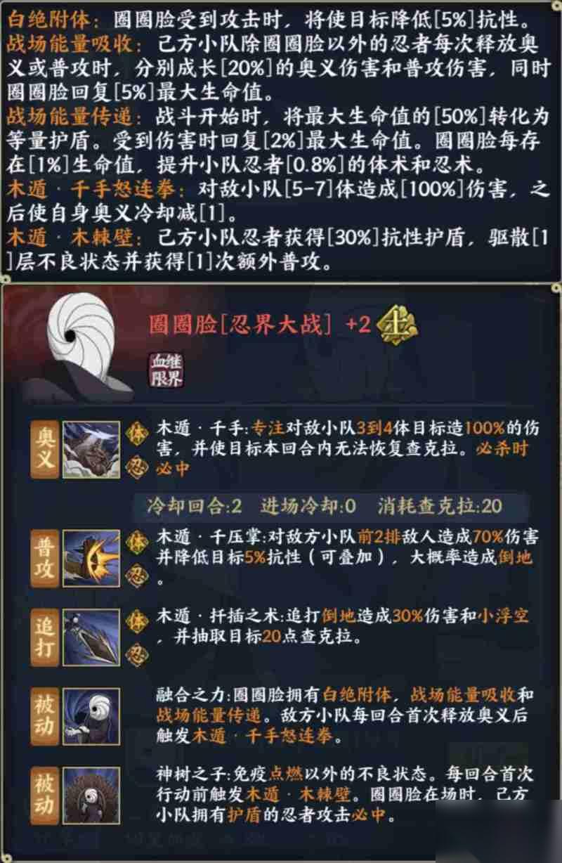 火影忍者忍者新世代 全新SS忍圌圈脸[忍界大战] 忍者攻略&阵容推荐!