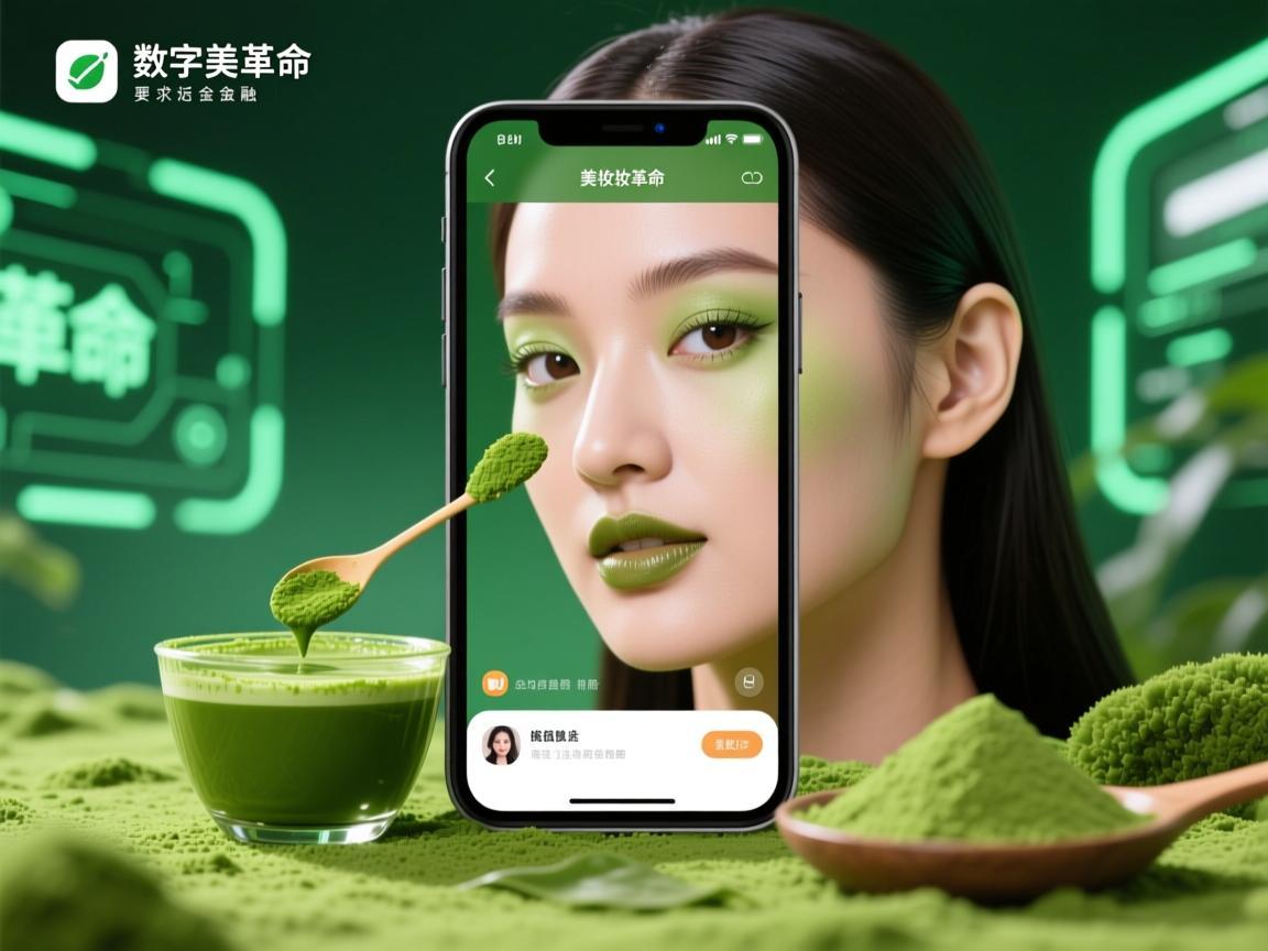 当抹茶邂逅美妆APP，一场绿意盎然的数字美妆革命