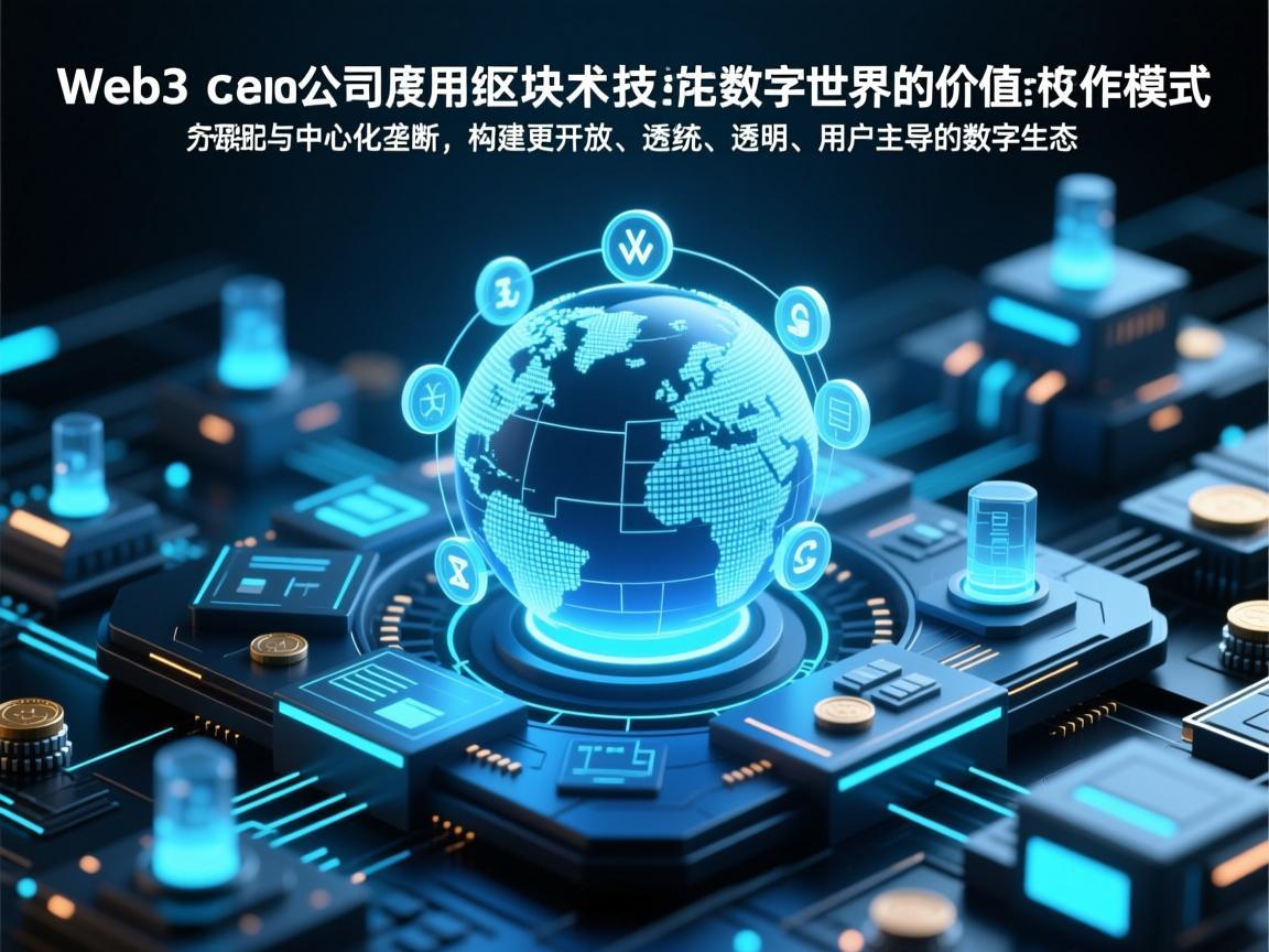 Web3公司正在用区块链技术重构数字世界的价值分配与协作模式，其核心能力在于打破传统互联网的中心化垄断，构建更开放、透明、用户主导的数字生态。具体而言，这些公司的业务方向可归纳为三大核心领域