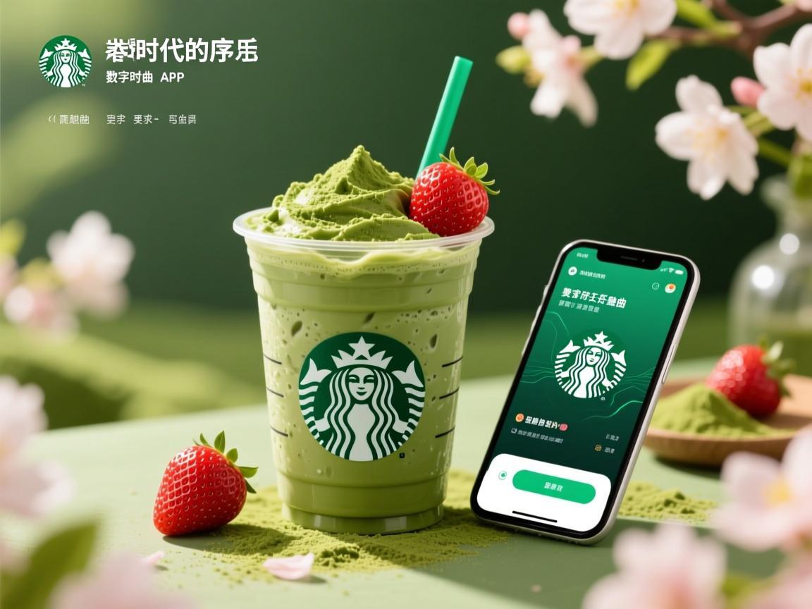 当抹茶草莓邂逅星巴克APP，一杯数字时代的春日序曲