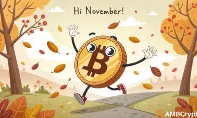 比特币在“Uptober”行情中表现平平——11月是否还有反弹的可能