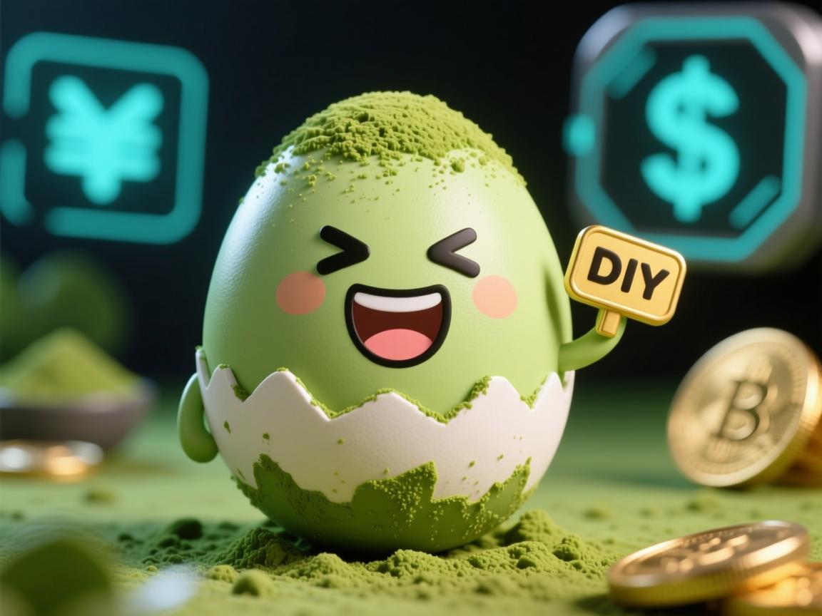 当抹茶蛋蛋遇上表情包DIY，你的专属趣味社交暗号