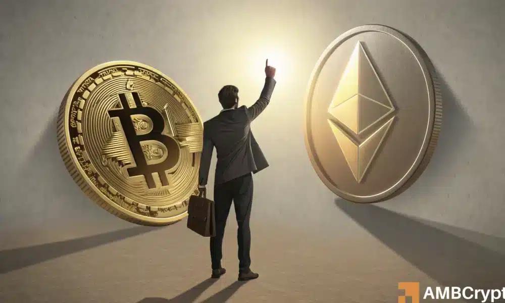 以太坊能否扭转第四季度对比特币的颓势 关键信号表明……