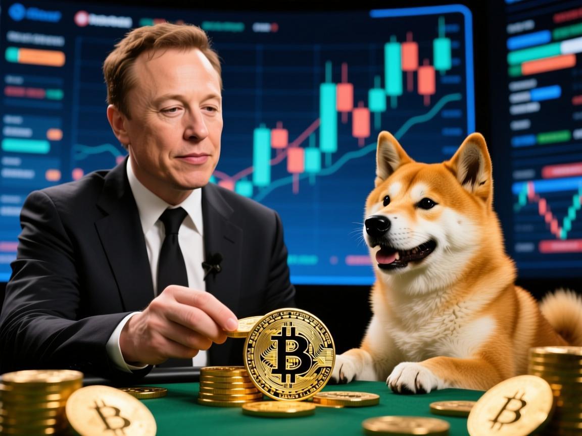 马斯克与狗狗币数量，一场数字货币的财富游戏与信任博弈