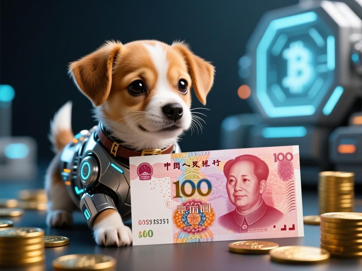 小狗狗与人民币的奇妙缘分