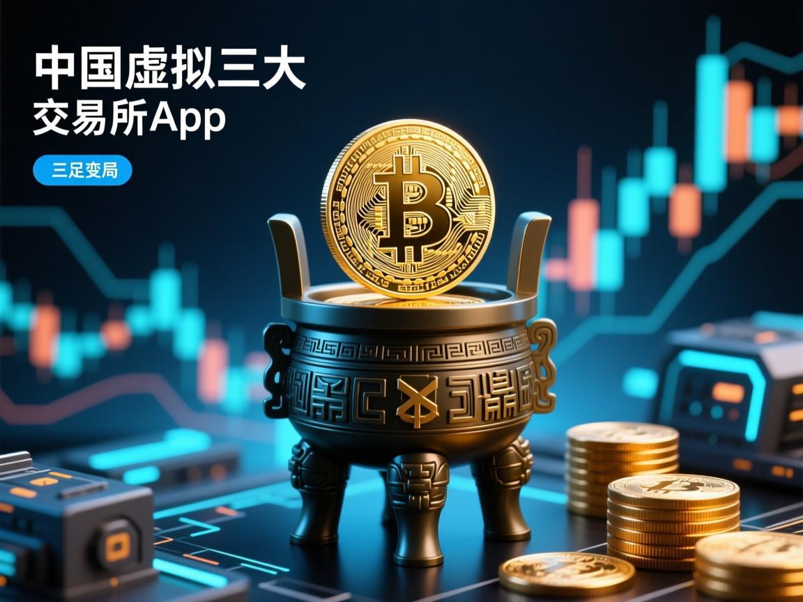 中国虚拟币三大交易所App，行业生态的三足鼎立与时代变局