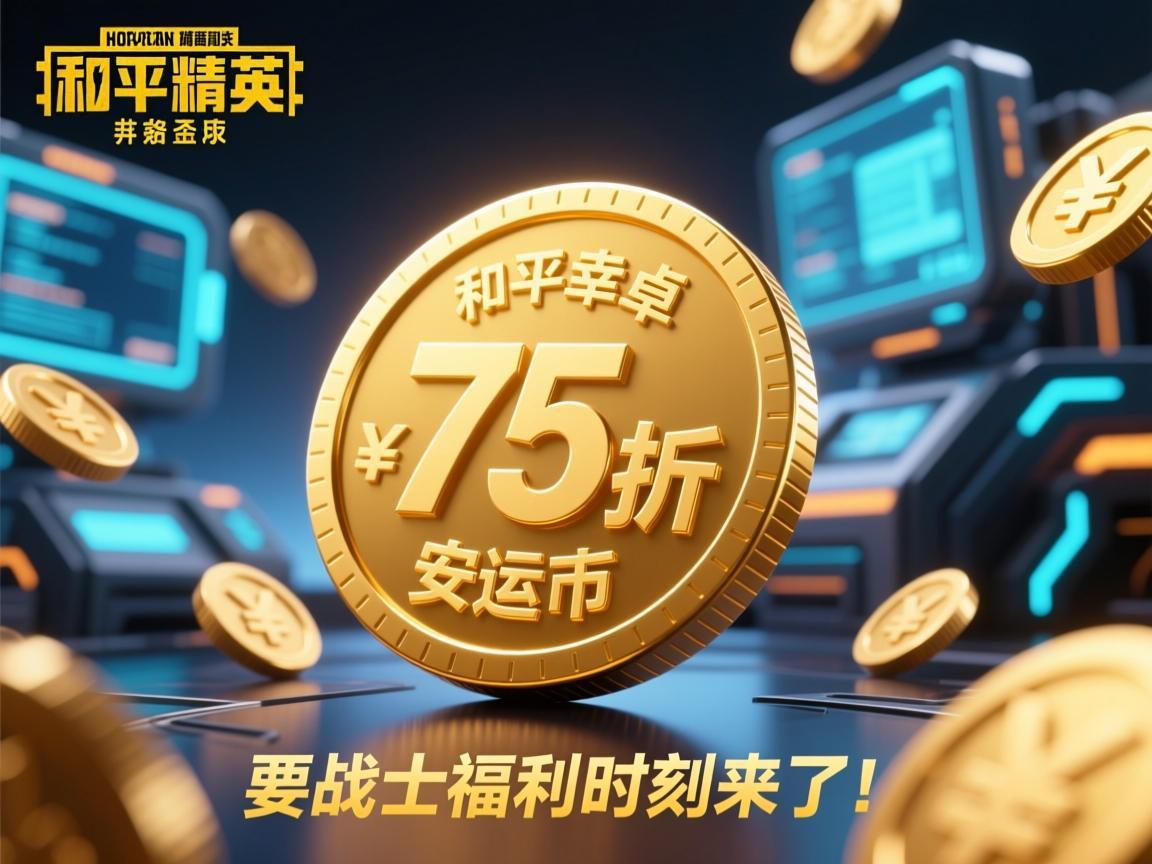 和平精英幸运币75折安卓，战士的福利时刻来了！