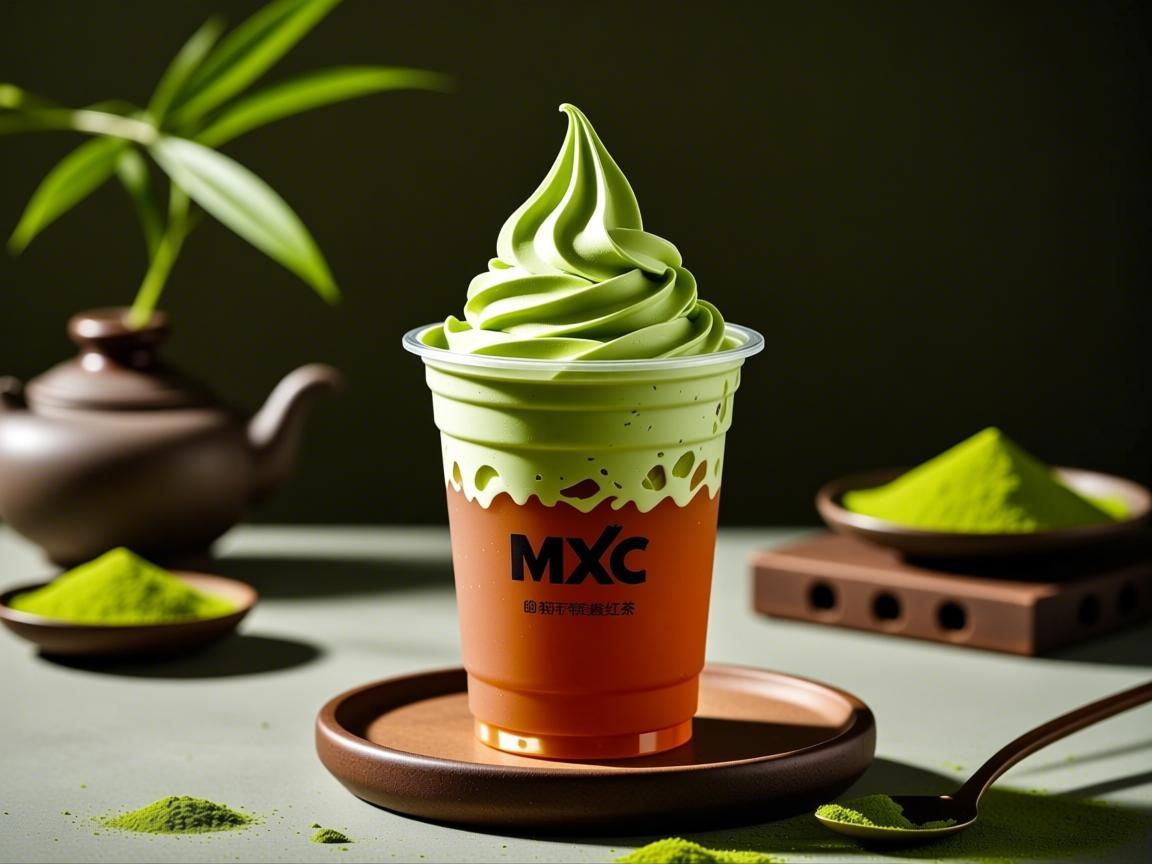 MXC抹茶冰淇淋红茶，当东方禅意邂逅西式清凉