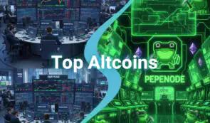 随着 Bitwise XRP ETF 发行首日募资额突破 2200 万美元，$PEPENODE 等顶级山寨币是否会上涨 $PEPENODE 等山寨币是否会随着 Bitwise XRP ETF 发行价飙