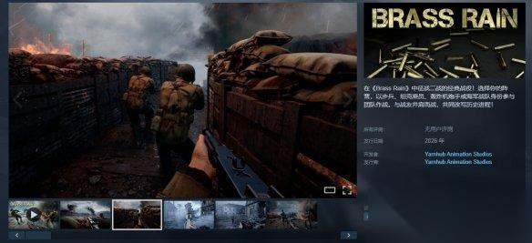 还原二战历史 免费合作射击游戏 黄铜之雨 实机预告