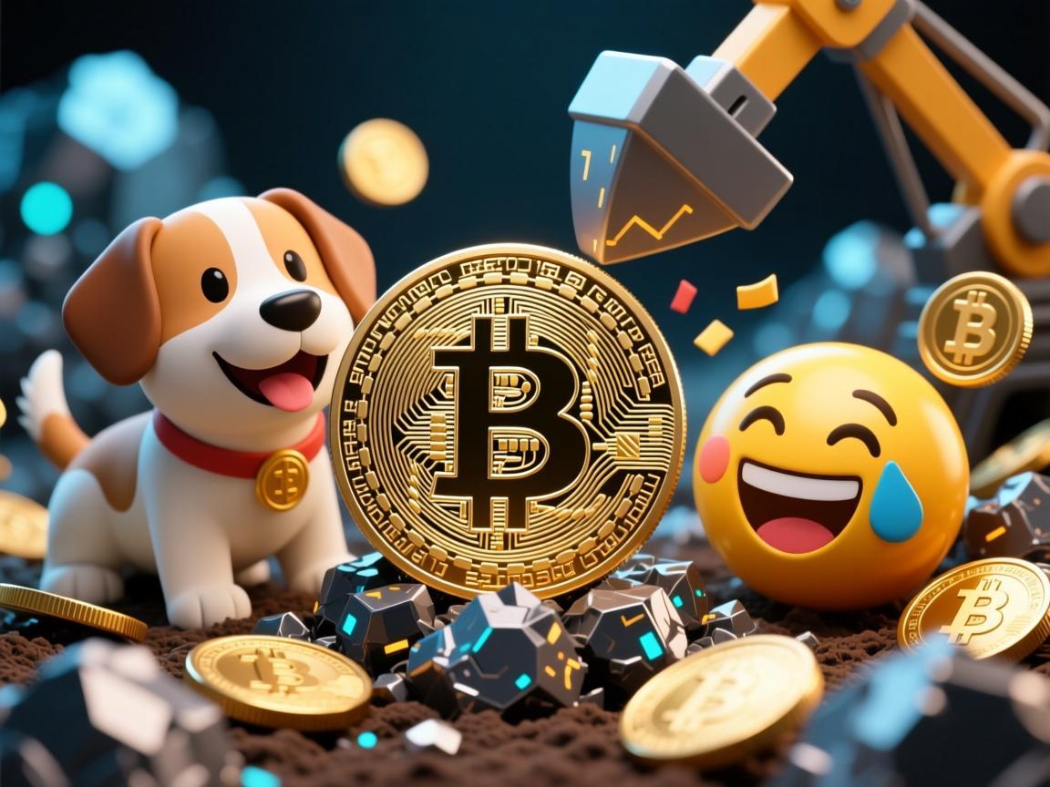 当狗狗币遇上挖矿表情，一场草根狂欢的数字表情包革命