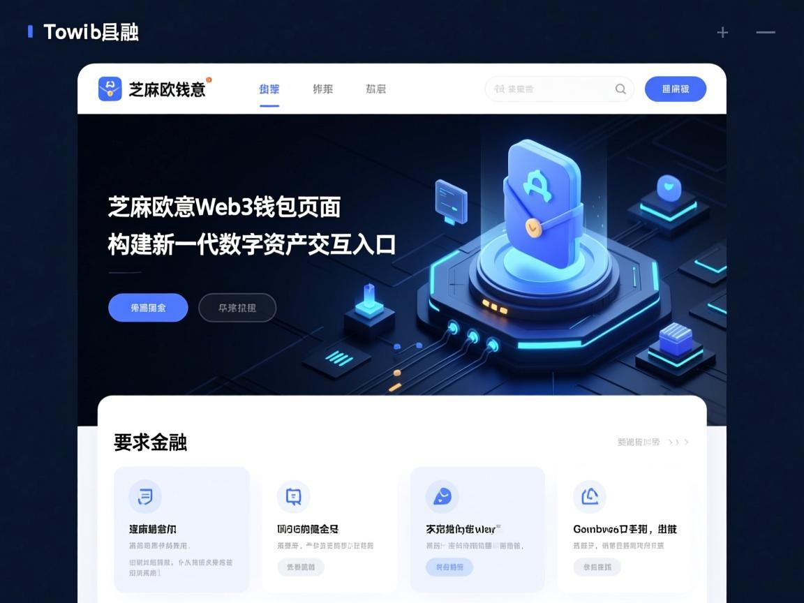 芝麻欧意Web3钱包页面，构建新一代数字资产交互入口