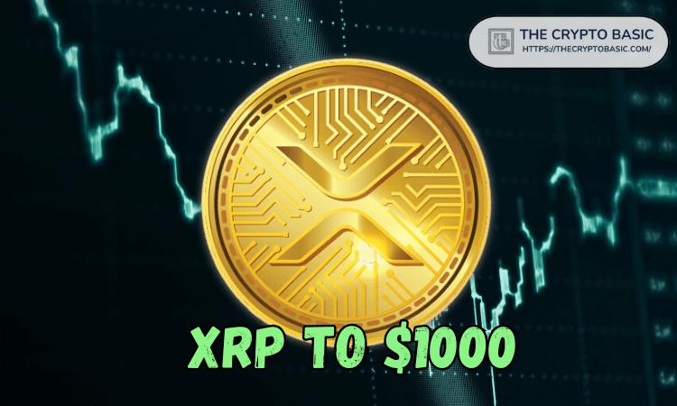 专家称 XRP 价格达到 1000 美元的说法在数学上是不可能的：原因如下