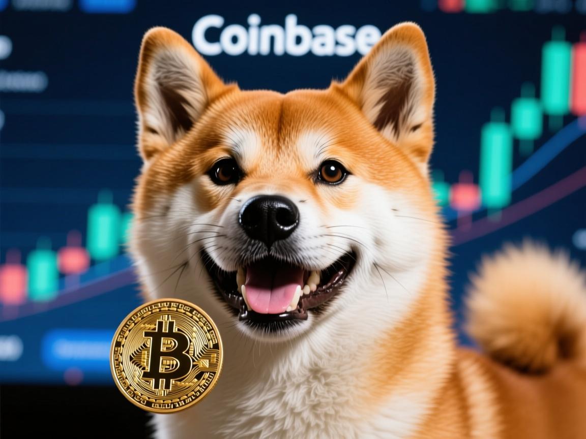 狗狗币登陆Coinbase，加密世界的柴犬狂欢与里程碑意义