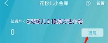 花粉儿app如何进行提现