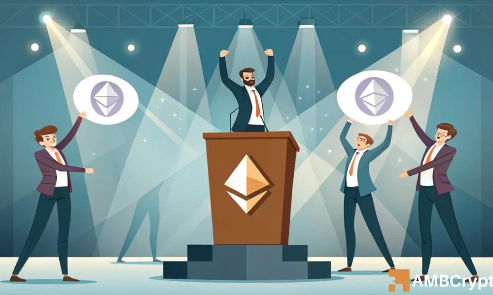 以太坊资金流入数十亿美元——那么为什么 ETH 的价格仍然徘徊在 3200 美元附近