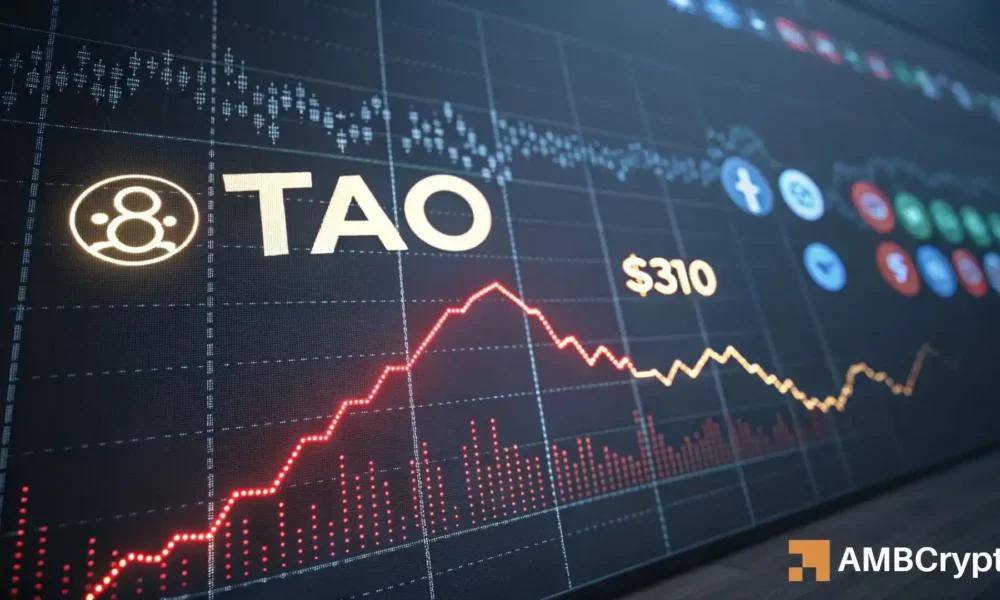 Bittensor 连续 5 天下跌——TAO 区域能否守住