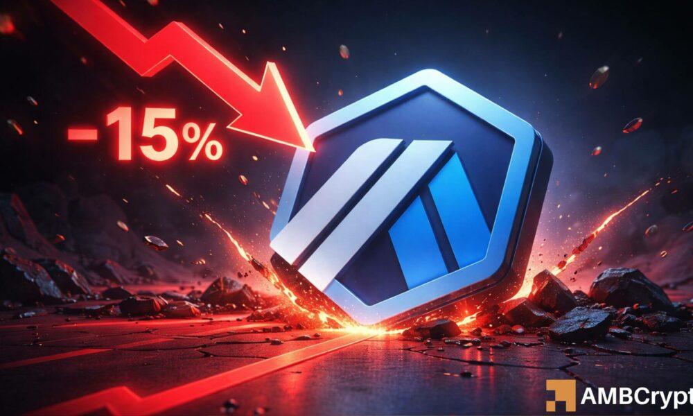Arbitrum 下跌 15%——1700 万美元的过渡资金流入能否引发 ARB 的反弹
