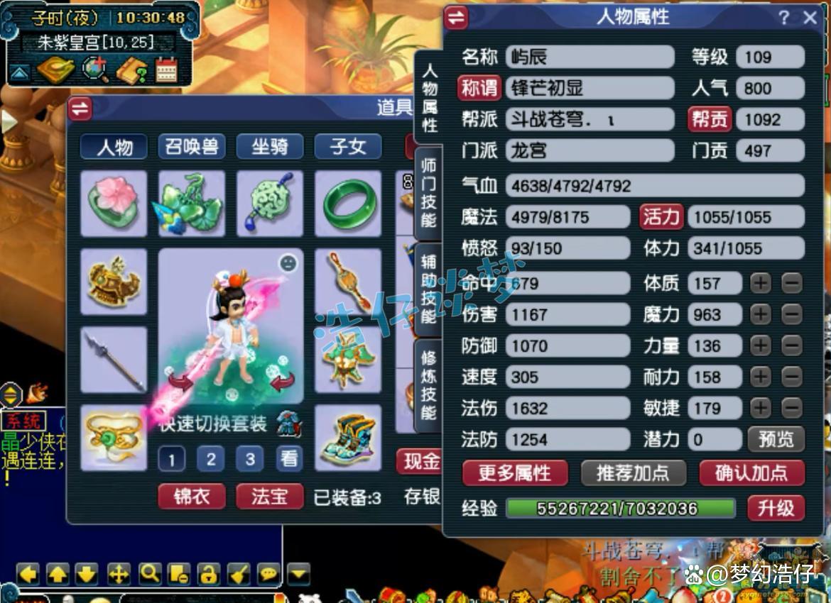 梦幻西游百套龙宫装备展示图109级
