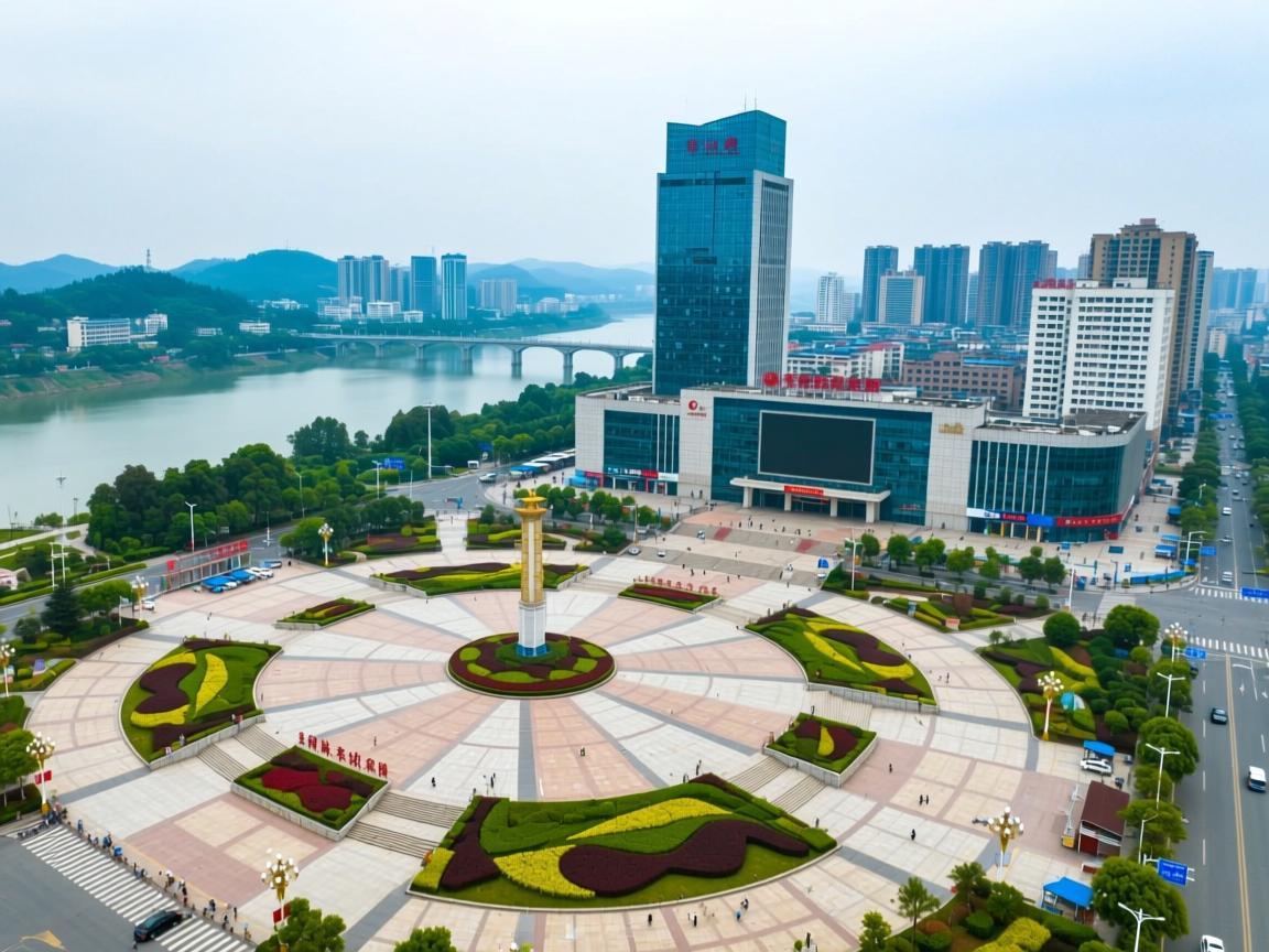 南充高坪安汉广场，城市记忆与现代生活的交汇点