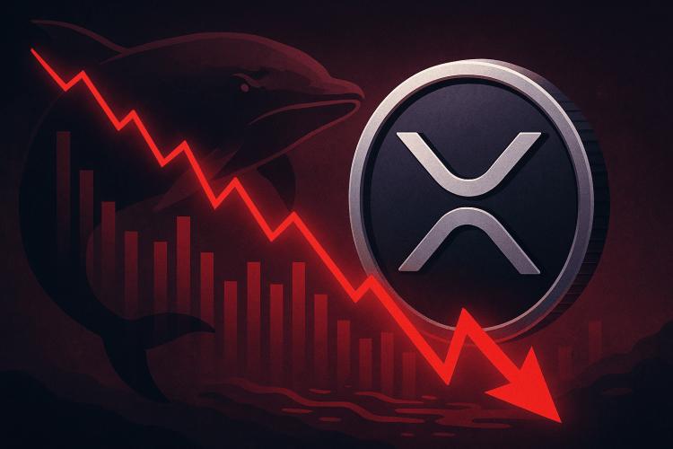 XRP价格今日为何下跌 链上信号疲软，加剧了其跌至1美元的风险。