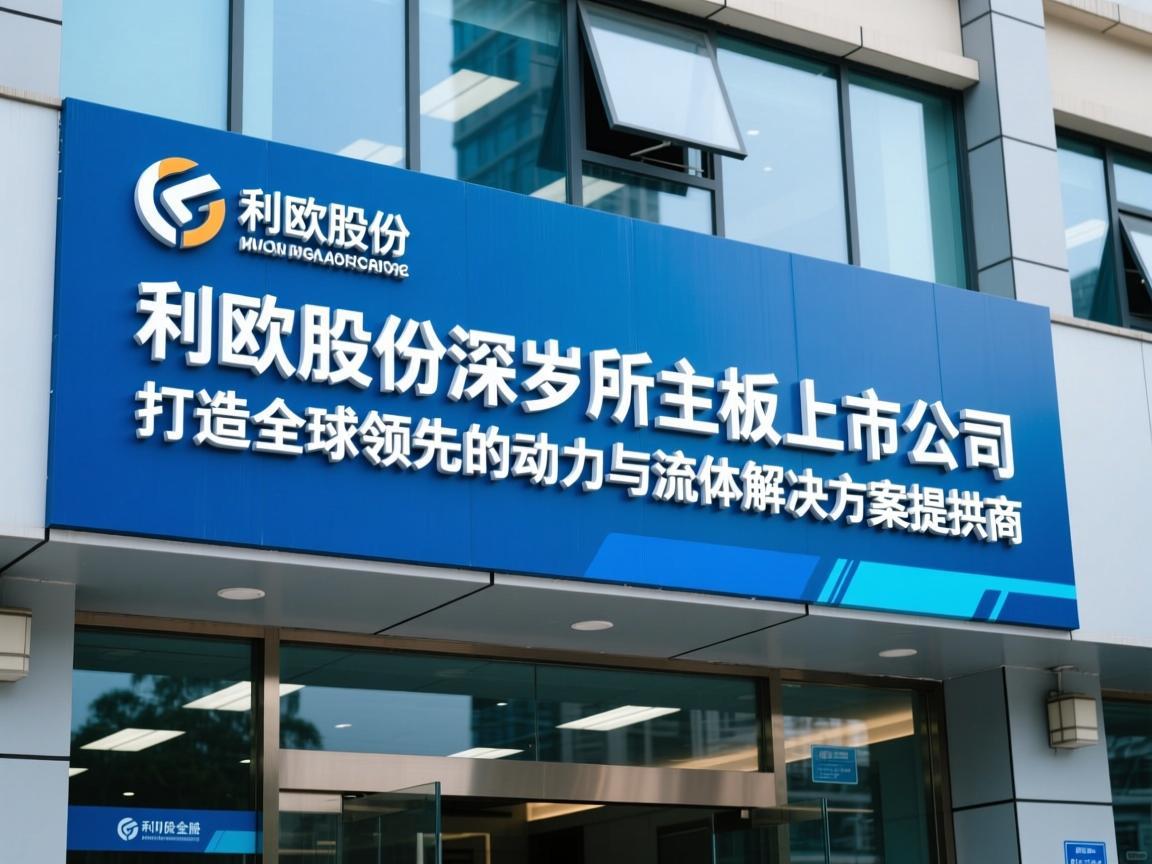 利欧股份，深交所主板上市公司，打造全球领先的动力与流体解决方案提供商
