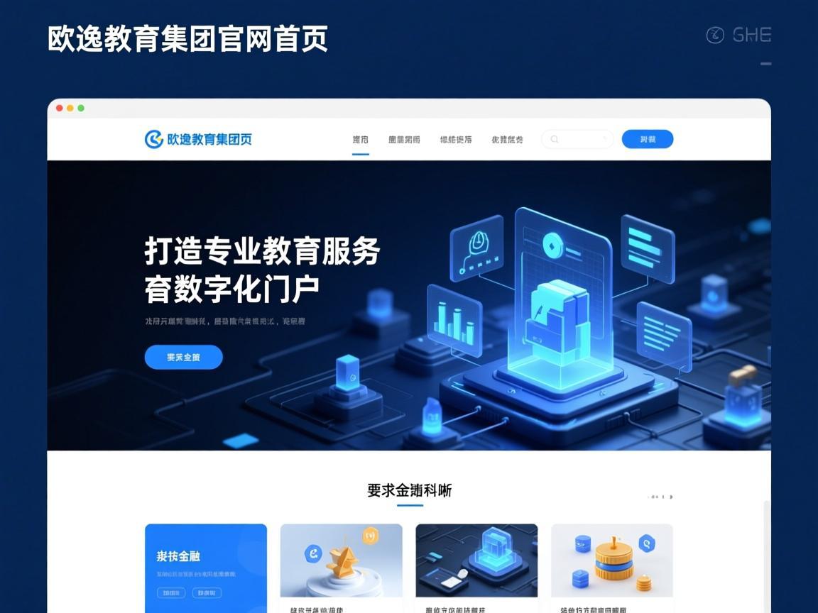欧逸教育集团官网首页，打造专业教育服务的数字化门户