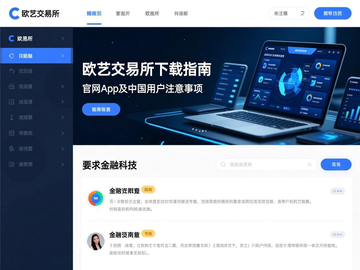 欧艺交易所下载指南，官网、App及中国用户注意事项