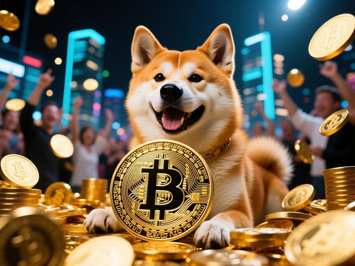 狗狗币大涨发大财，一场狂欢背后的财富神话与风险警示