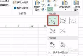 Excel表格如何制作矩形散点图