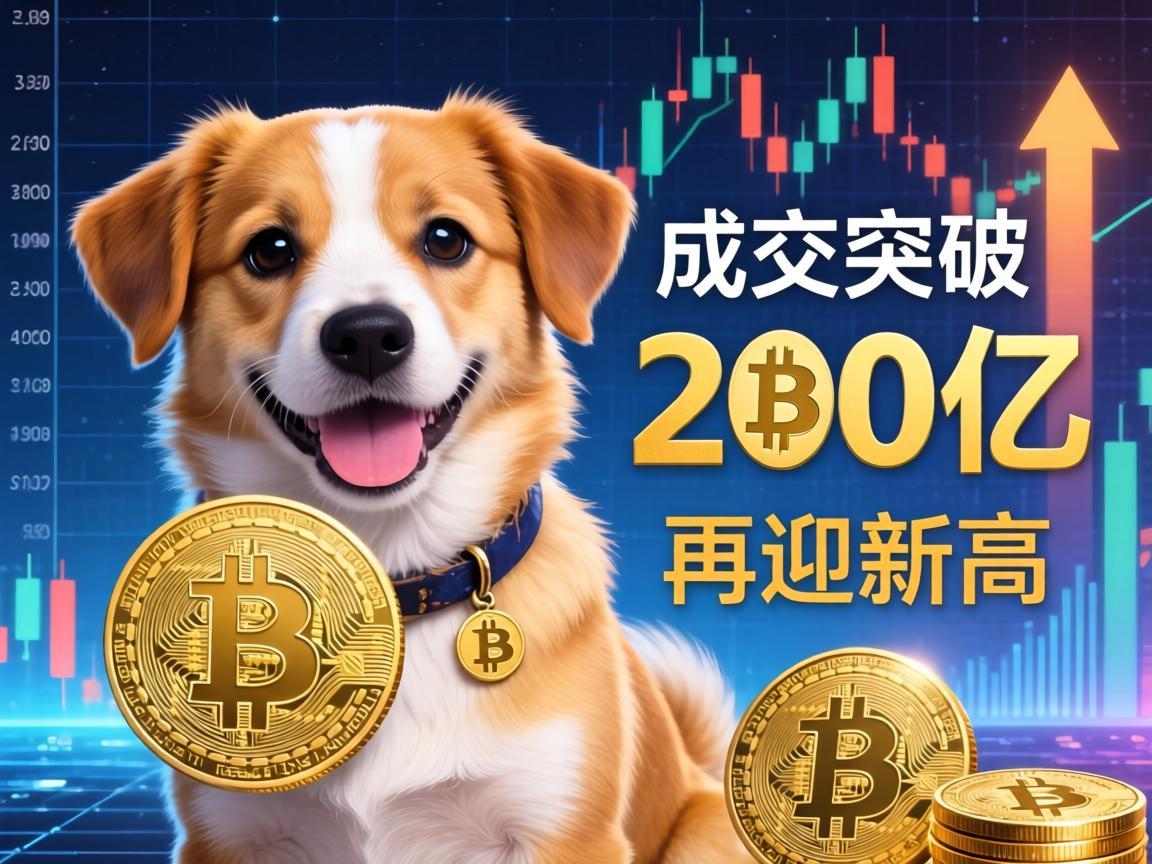 狗狗币成交突破200亿，加密货币市场再迎新高