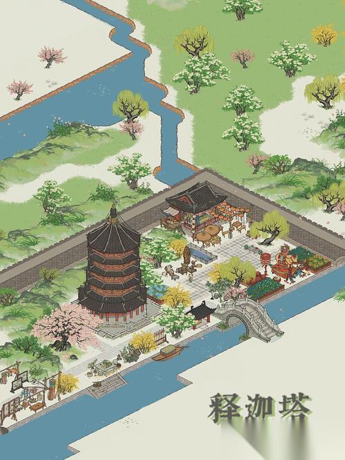 释迦塔布局全攻略 打造沉浸式宗教景观与城市地标