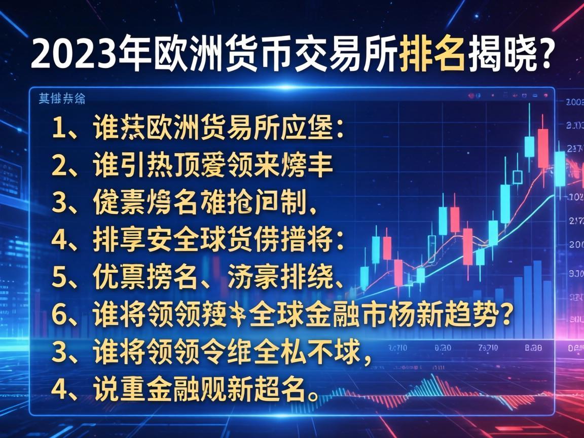 2023年欧洲货币交易所排名榜单揭晓，谁将引领全球金融市场新趋势