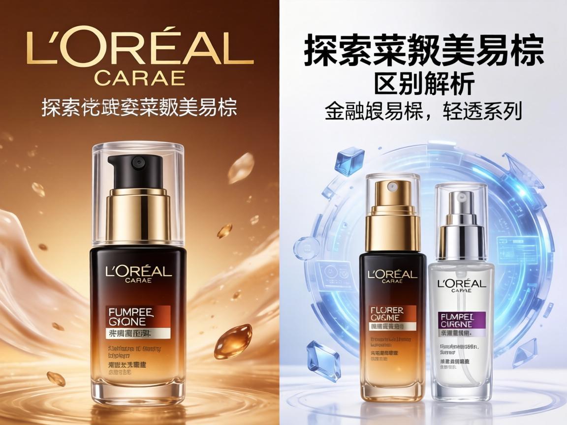 探索欧莱雅美易棕与轻透系列，区别解析