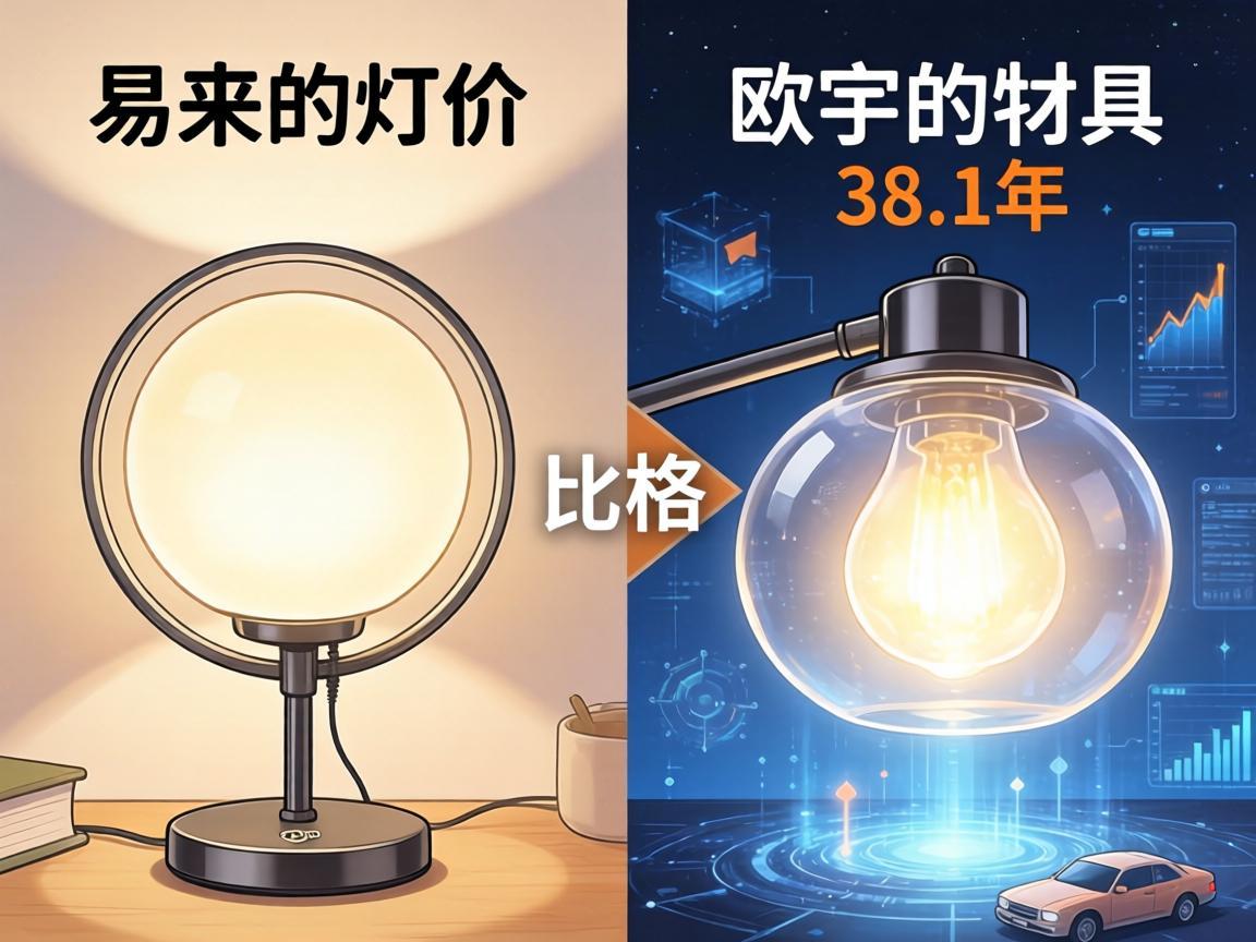 易来的灯与欧普灯具价格比较