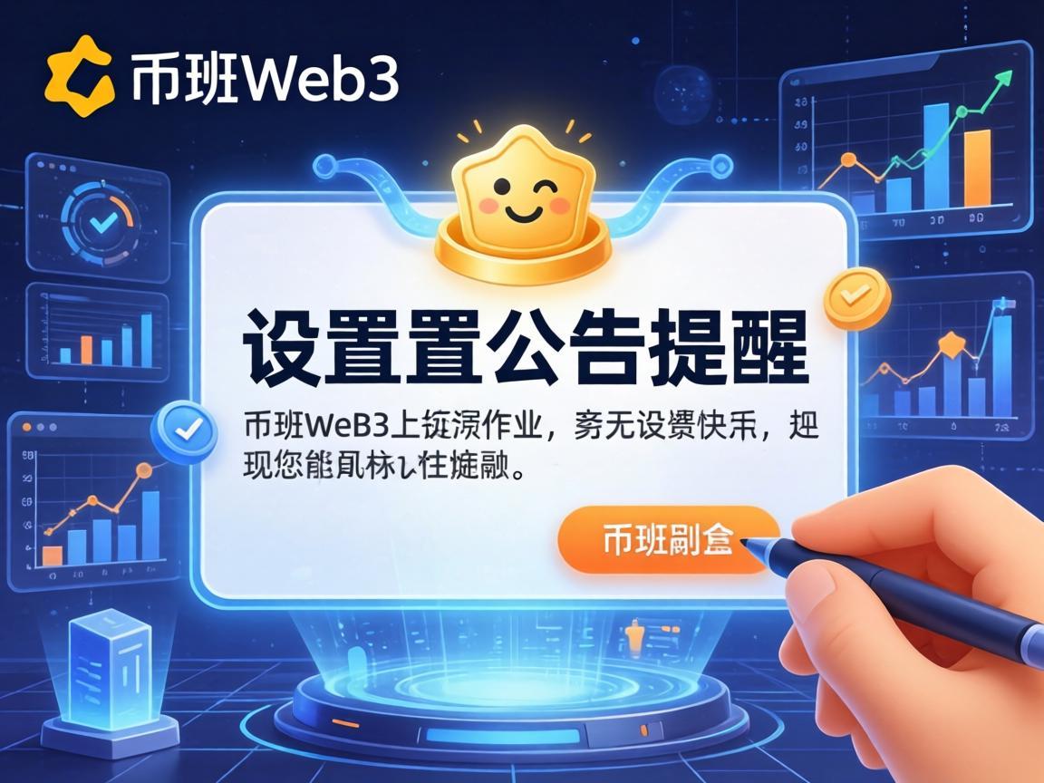 如何在币安Web3上设置公告提醒