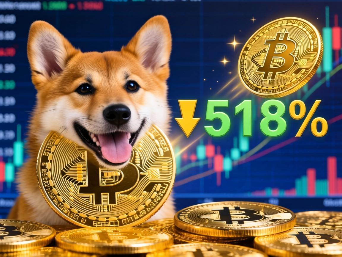 狗狗币价格飙升518%，加密货币市场的新宠儿