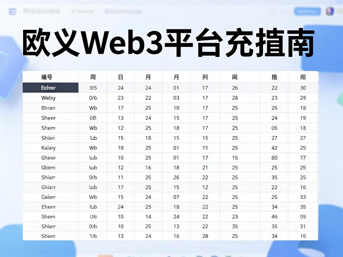 欧义Web3平台充值指南