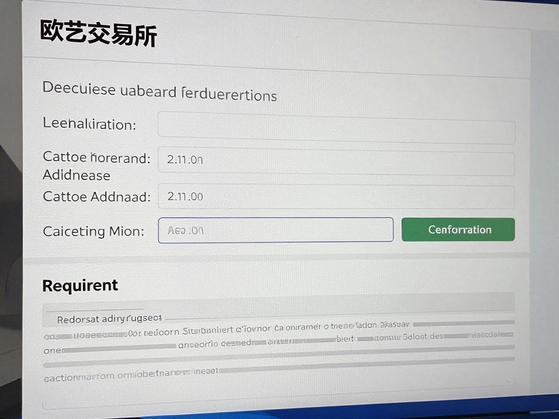 欧艺交易所的收款地址